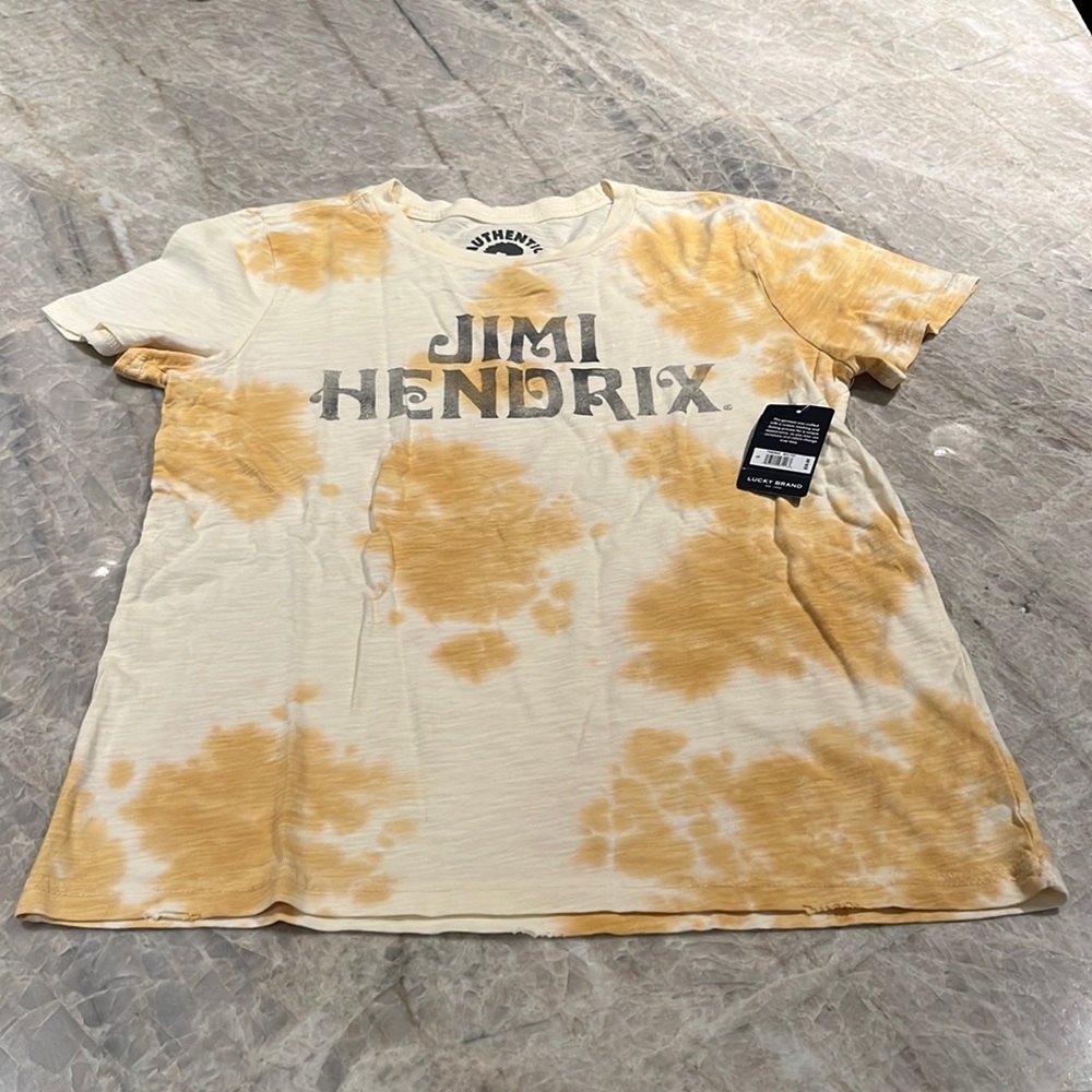 Jimi Hendrix Lucky Brand Classic Crew Tee Shirt